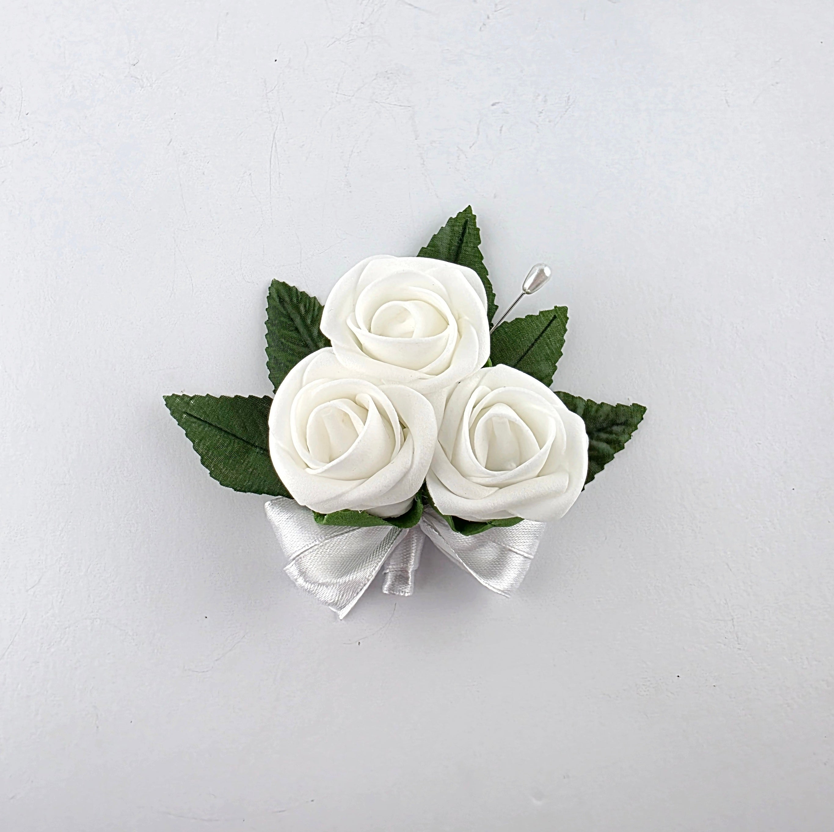 Pin on white corsage